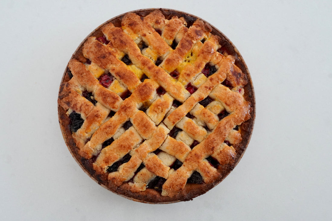 Sugar Free Cherry and Cranberry Pie