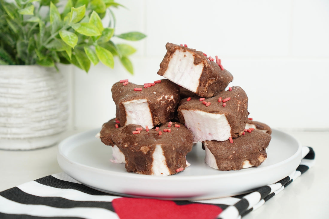 Chocolate Heart-Shaped Marshmallows