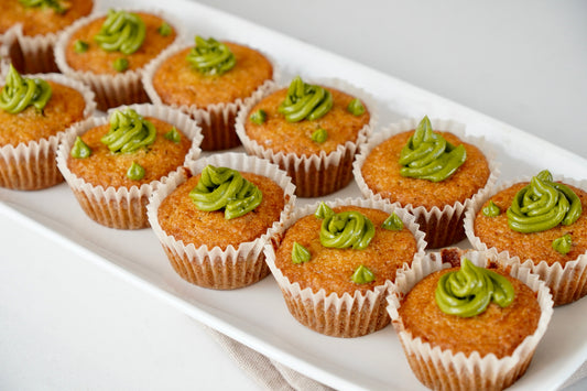 Vanilla Yankee Doodle with Matcha Green Tea Frosting