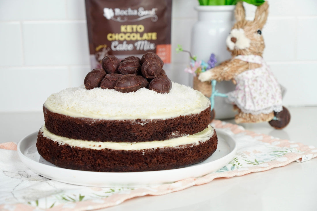 Layered Chocolate Easter Cake