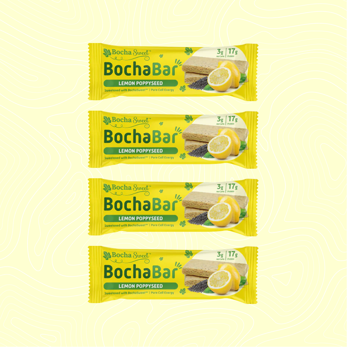 BOCHABAR TRIAL PACK - LEMON POPPYSEED (BOX OF 4)