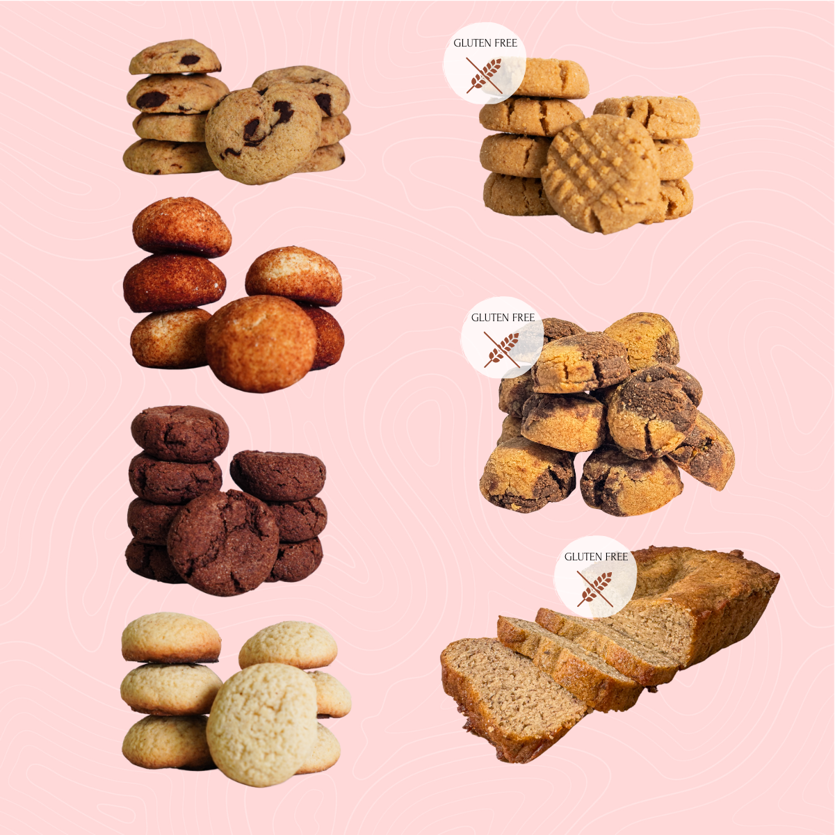 SUGAR-FREE BANANA BREAD & 30 ASSORTED COOKIES BUNDLE