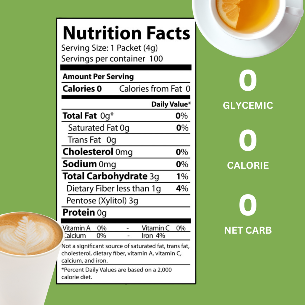 BochaSweet™ Granular Sweetener Packets