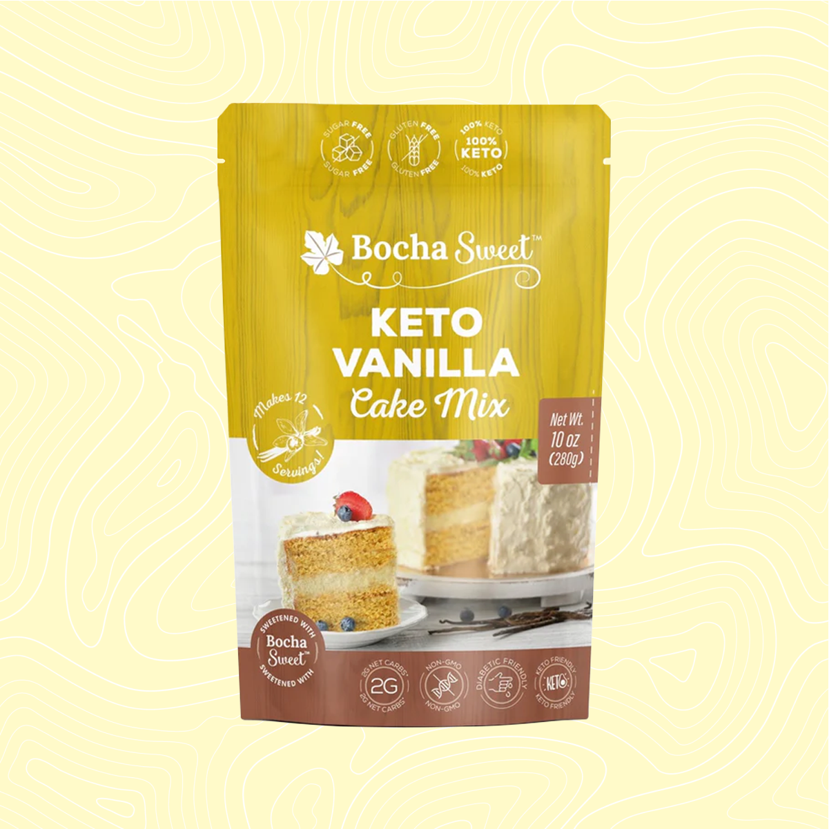 KETO VANILLA CAKE MIX