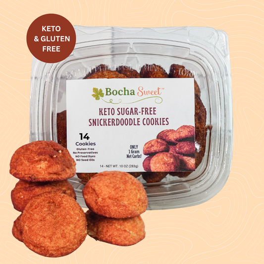 14 KETO SNICKERDOODLE COOKIES (GLUTEN FREE - 10 OZ)