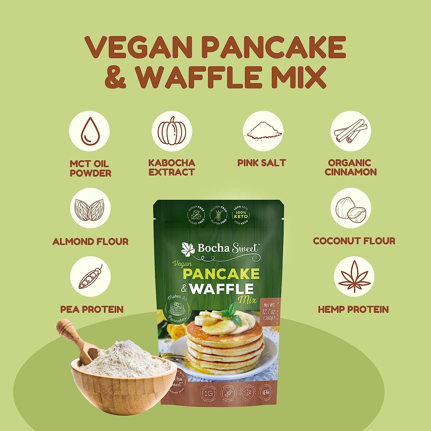 VEGAN PANCAKE AND WAFFLE MIX