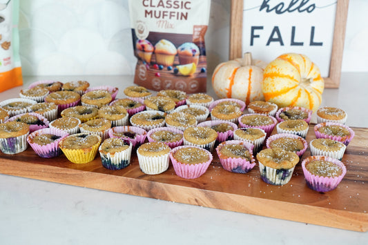 Mini Classic Sugar-Free Blueberry Muffins