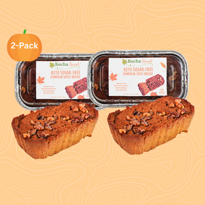 KETO PUMPKIN SPICE WALNUT BREAD (GLUTEN-FREE - 12 OZ)