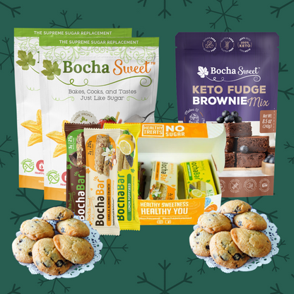 Black Friday Holiday Bundle featuring BochaSweet's premium sugar-free products – perfect for guilt-free baking and holiday treats.