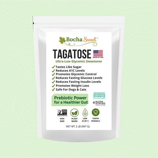 BochaSweet Tagatose front packaging – prebiotic sugar alternative, zero sugar, diabetic and keto friendly