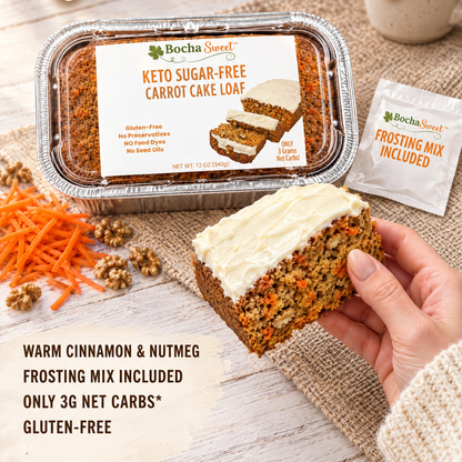 KETO CARROT CAKE LOAF