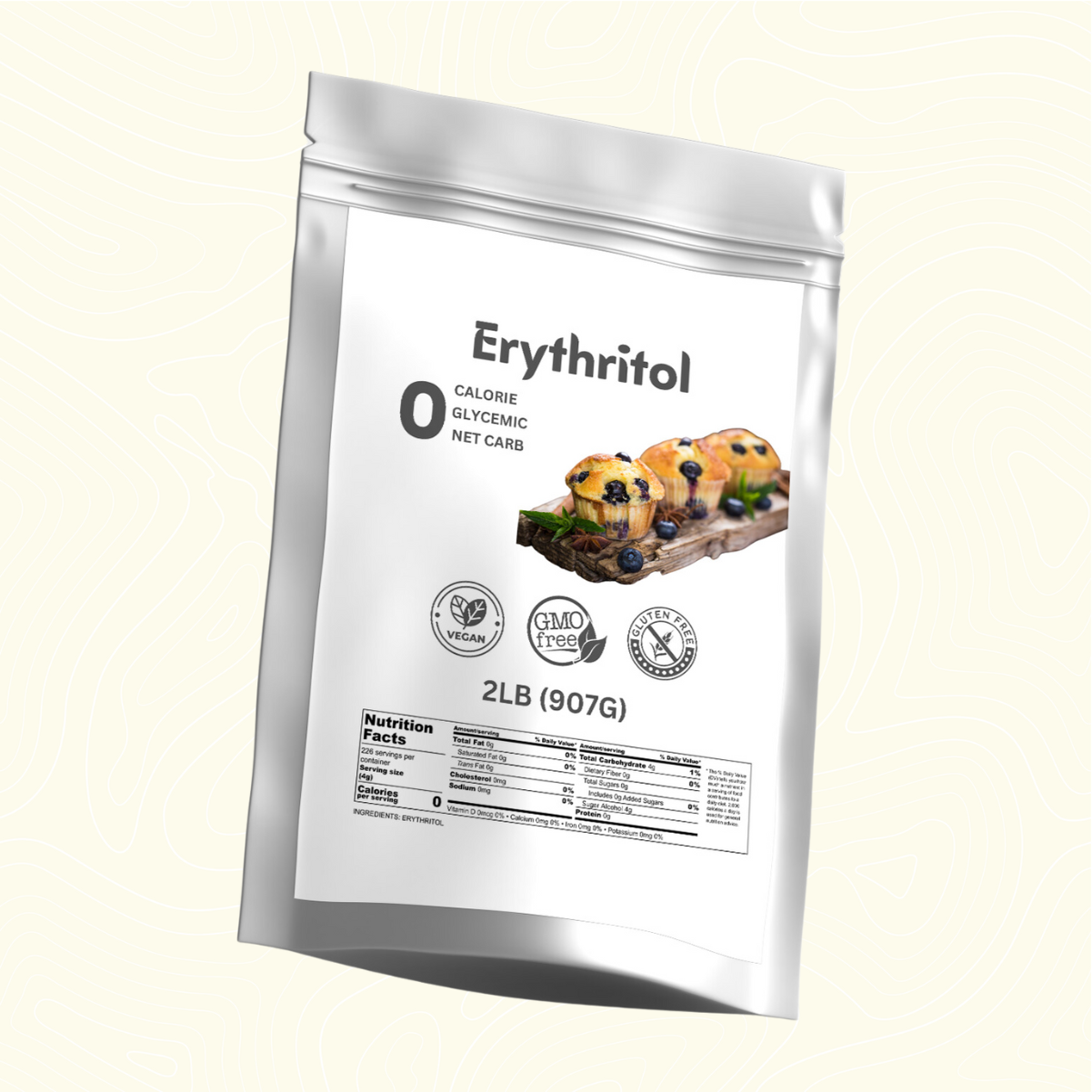 SUGAR SUBSTITUTE OUTLET ERYTHRITOL - 2 LBS