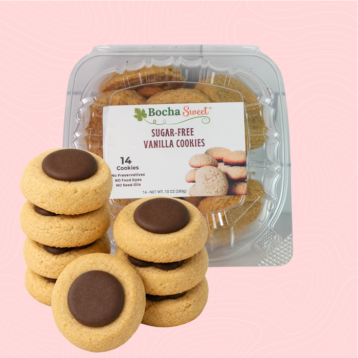 14 SUGAR-FREE ITALIAN VANILLA CHOCOLATE-DROP COOKIES (10 OZ)