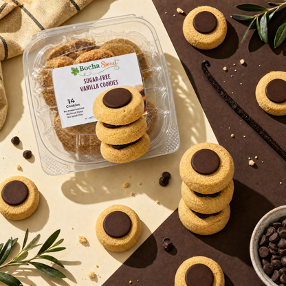 14 SUGAR-FREE ITALIAN VANILLA CHOCOLATE-DROP COOKIES (10 OZ)