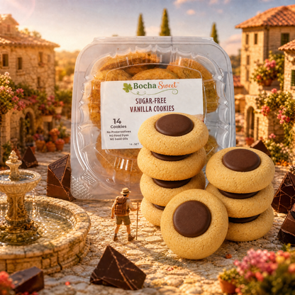 14 SUGAR-FREE ITALIAN VANILLA CHOCOLATE-DROP COOKIES (10 OZ)