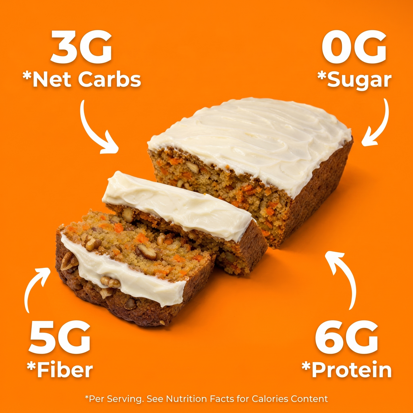 KETO CARROT CAKE LOAF