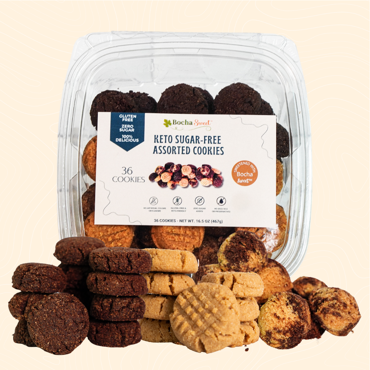 Keto Assorted Sugar Free Cookies