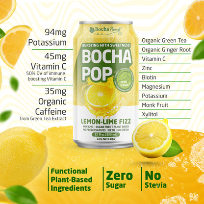 BOCHA POP - LEMON-LIME FIZZ