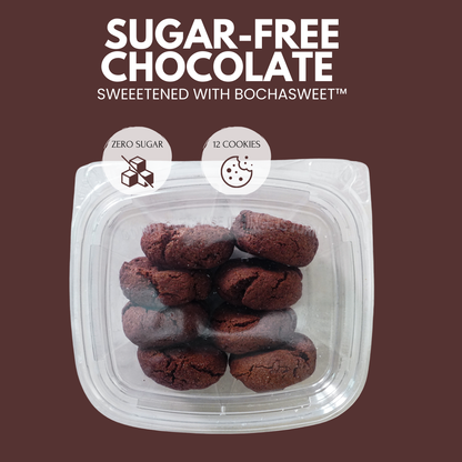 Sugar Free Chocolate Coookies sweetened with BochaSweet