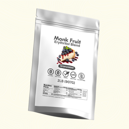 SUGAR SUBSTITUTE OUTLET MONK FRUIT ERYTHRITOL BLEND - 2 LBS