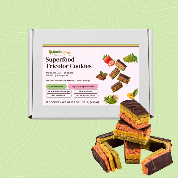 Superfood Tricolor Cookies