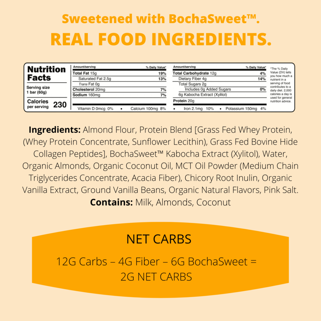 Powdered BochaSweet™ and BochaBar Package