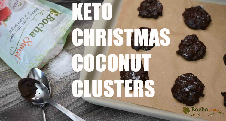 KETO CHRISTMAS COCONUT CLUSTERS